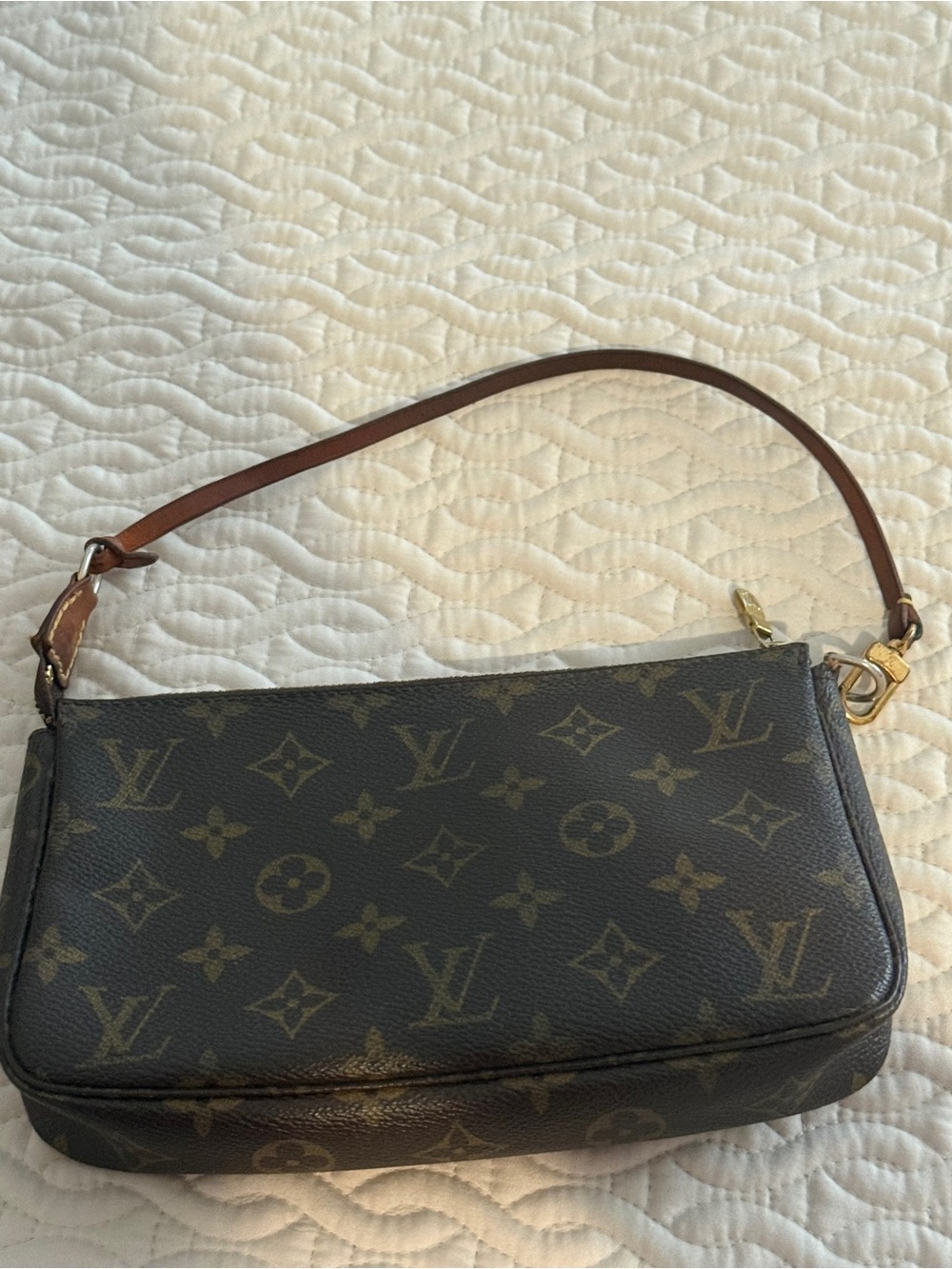 Louis Vuitton Monogram Canvas Mini Shoulder Bag in Brown with Gold Hardware - Picture 2 of 9